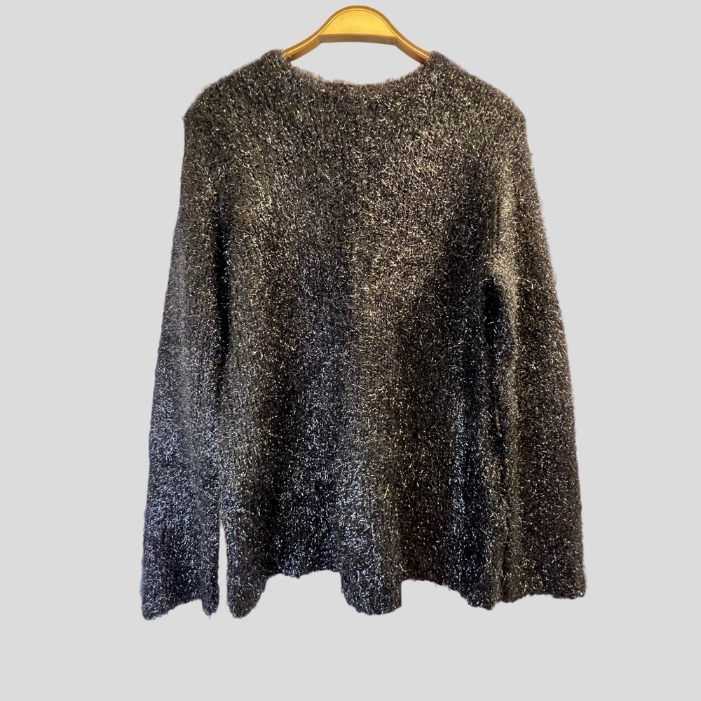 Liz Claiborne Women’s Sweater XL Black Metallic